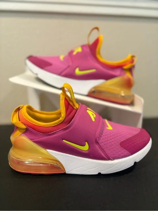Nike Air Max 270 Extreme SE GS Shoes Youth Kids Size 2.5Y Fuchsia~CN8279-600