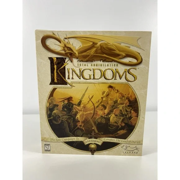 Total Annihilation Kingdoms Big Box PC Game 1999 CIB
