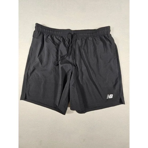 New Balance Mens Sport Short 7 Inch Black XL MS51902 BK Running Training NEW
