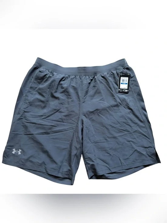 Under Armour Launch Shorts 9” Men’s XL Gray Mesh Liner Stretch Running NWT