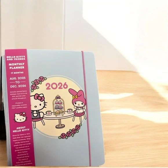 Hello Kitty & My Melody 17‎ monthly planner