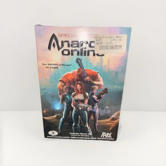 ANARCHY ONLINE SPECIAL EDITION Online RPG PC Game - Rare Vintage MMO Collectable