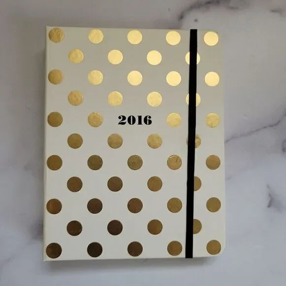 Kate Spade planner polka dot schedule organizer of