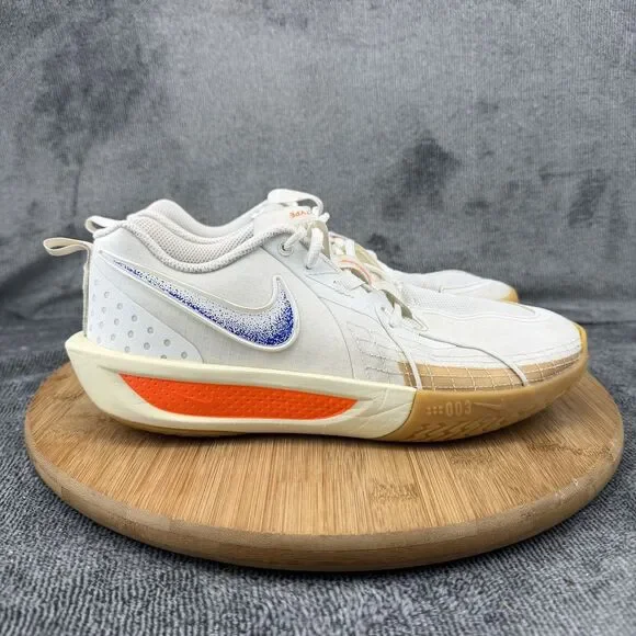 Nike Prototype Shoes Youth Size 7Y White Orange Basketball Sneakers HM0271-100