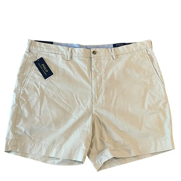 Polo Ralph Lauren Shorts Mens 38 Beige Chino  6
