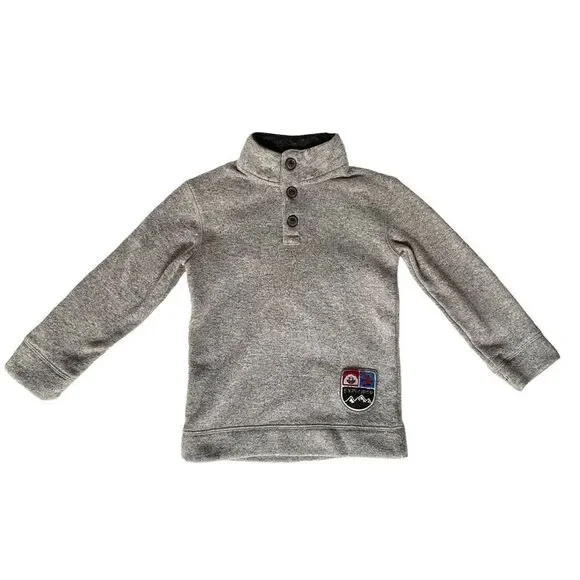 Geranimals Gray Fleece knit Sweater, Sz:5
