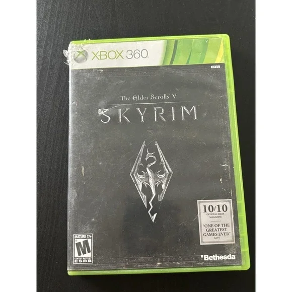 The Elder‎ Scrolls V: Skyrim (Microsoft Xbox 360, 2011) Tested and Working