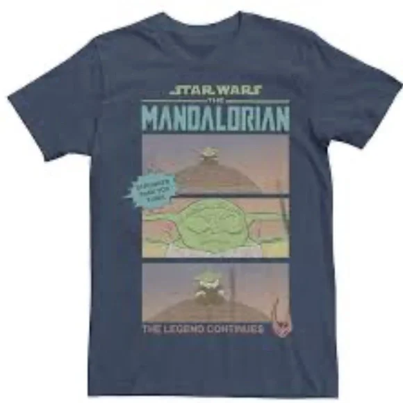 Star Wars Mandalorian gray T-Shirt