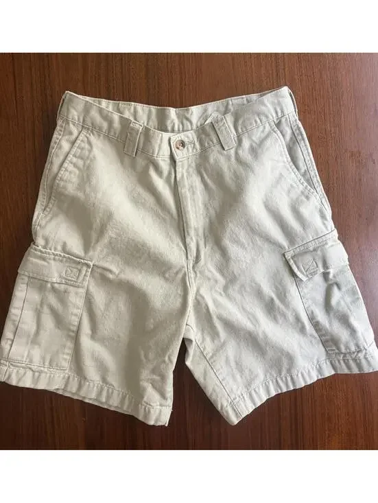 Duck Head 90's Men's Khaki Cargo Shorts - Size 30