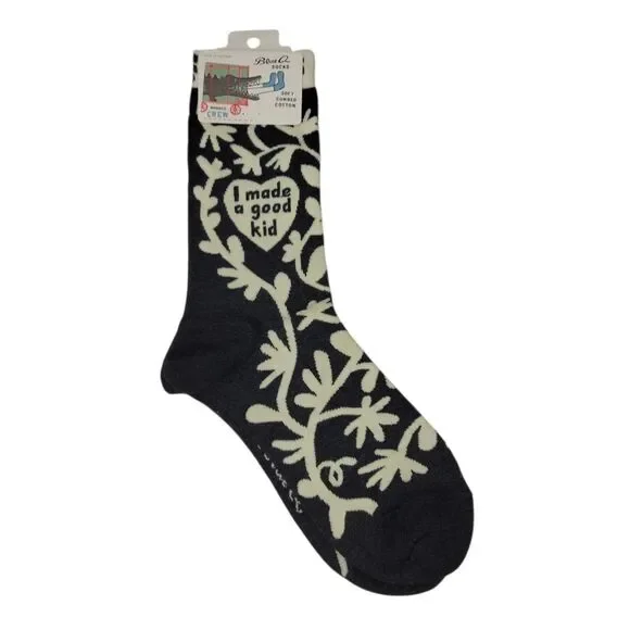 New Blue Q Black Cream Floral 