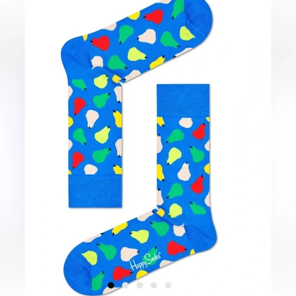 NWOT Happy Socks - Pear Socks