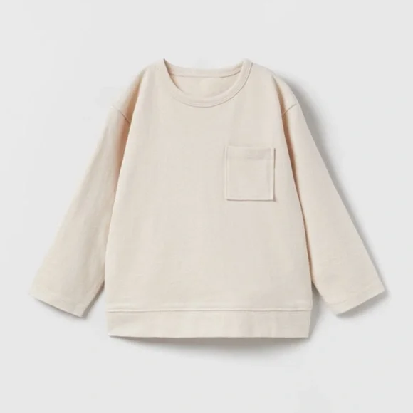 Zara Plain Pocket T-Shirt