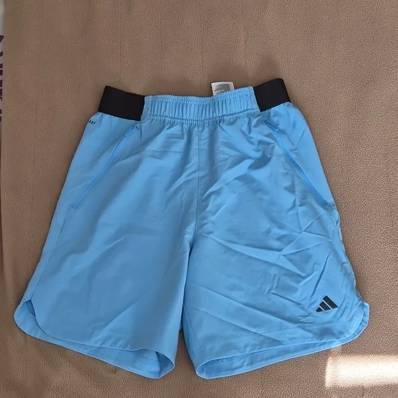 Adidas Men’s Axis Training Shorts XS Blue  AEROREADY 7” Inseam NWT