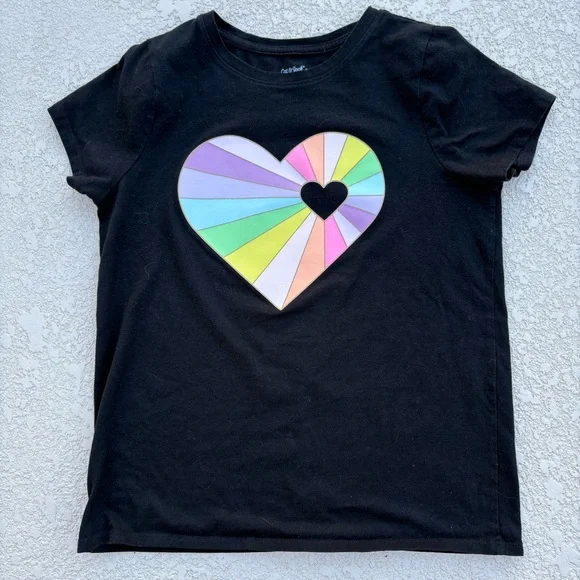 Cat & Jack Black‎ XL Kids Top