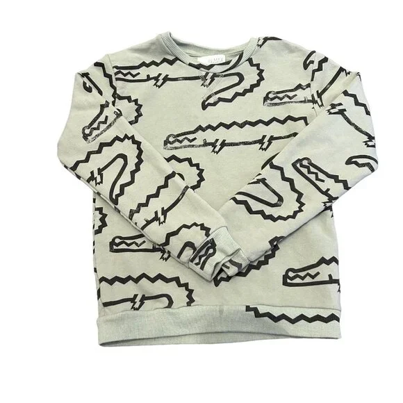 In.Max All Over Novelty Crocodile Print Kids Shirt 130