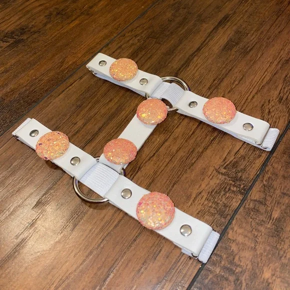 Handmade Pink Candy Leg Garter