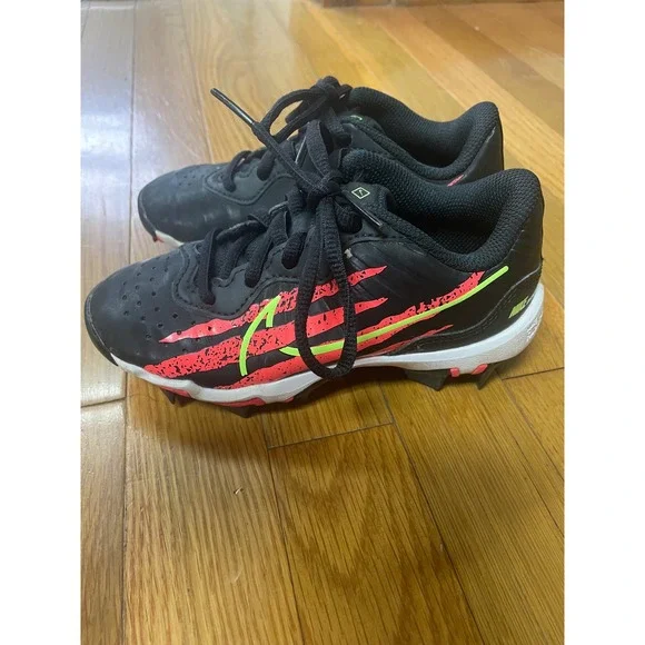 Nike Force Trout 8 Keystone Kids Baseball Cleats Black Crimson DJ6525-001 12C