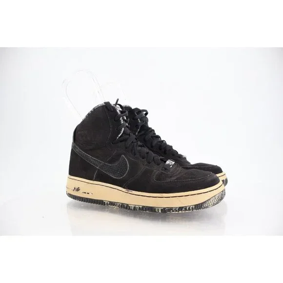 Nike Air Force 1 High '07 Mid Youth Size 7 Black Sneakers Basketball Shoes