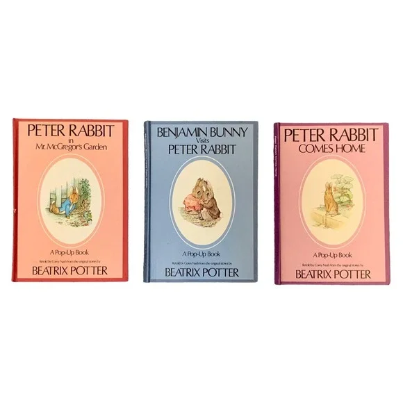3 Peter Rabbit A Pop-Up Book's Come's Home, Visits Peter Rabbit, Mr. McGregor's‎