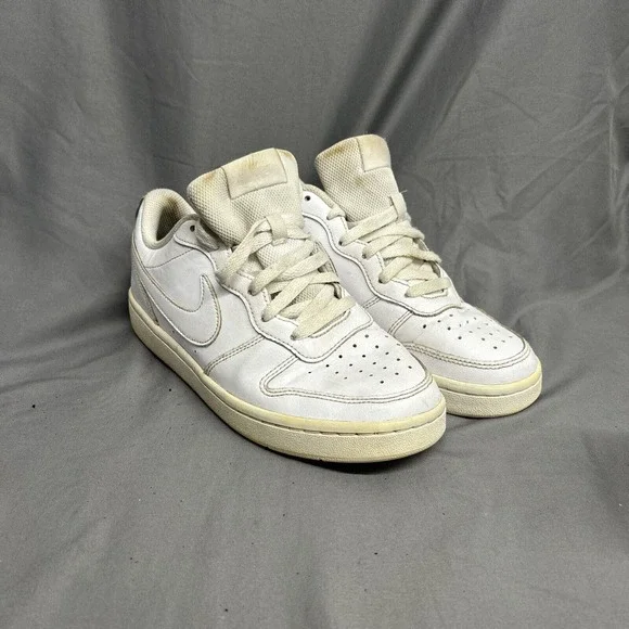Nike‎ Boys Court Borough Low 2 BQ5448-100 White Casual Shoes Sneakers Size 6Y