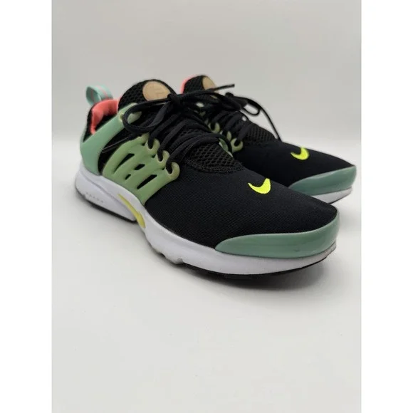 Nike Air Presto GS Black Mint Green Hot Lava Youth 5Y Womens 6.5