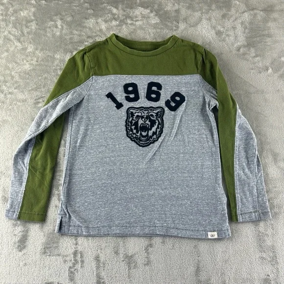 Gap Kids T-Shirt Boys S Green Blue 