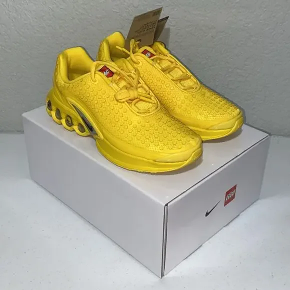 Nike Air Max DN x LEGO Tour Yellow Black Volt IH7671-700 GS Size‎ 5.5Y New