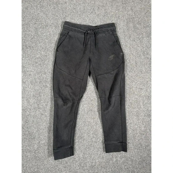 Nike Boys Tech Fleece Jogger Sweatpants Youth Size XS‎ Black CU9213-010