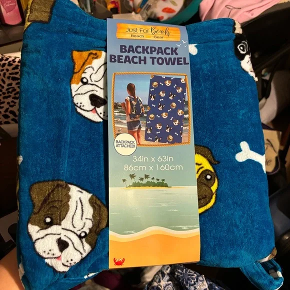 BACKPACK BEACH TOWEL