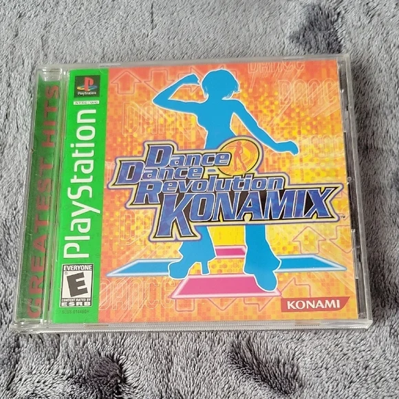 Sony PlayStation Dance Dance Revolution Konamix - Orange and Blue