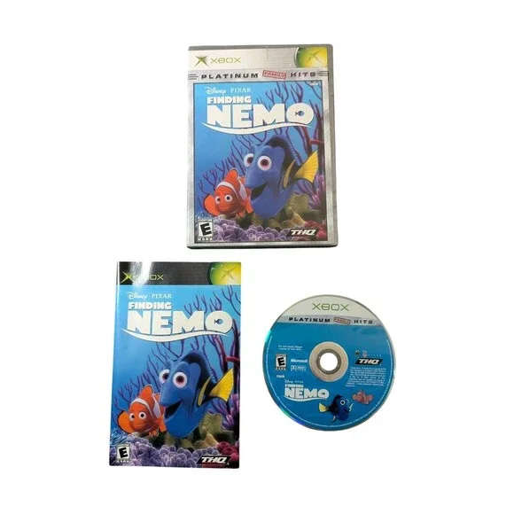 Finding Nemo (Microsoft Original OG Xbox, 2003) - Complete CIB - VIDEO GAME