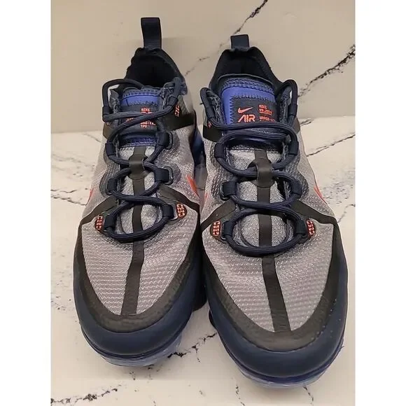 NIKE AIR VAPORMAX 2019‎ (GS) DARK GREY/BLUE ORANGE US SZ 5Y