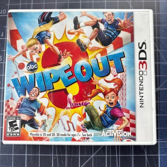 Activision Wipeout 3‎ Nintendo 3DS Kids OS White Excellent Complete CIB Game