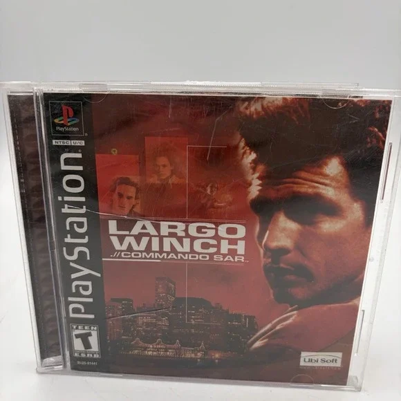Largo Winch Commando SAR for PlayStation 1 Complete CIB Tested Working