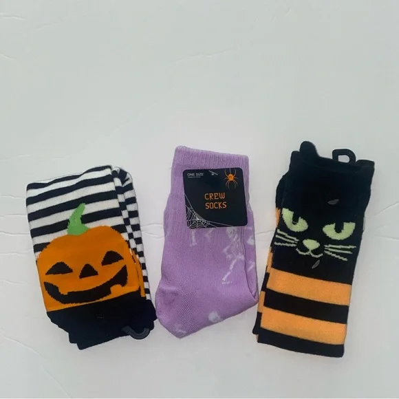 Halloween‎ Themed Crew Socks Set