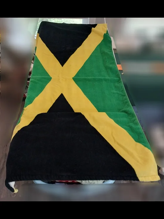 Jamaica Flag Beach Towel