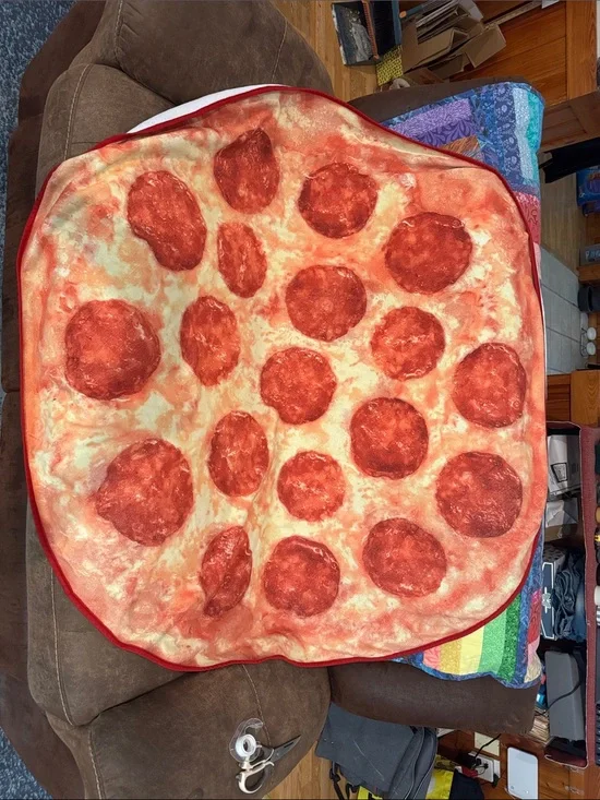 Pepperoni Pizza 58”diameter Towel