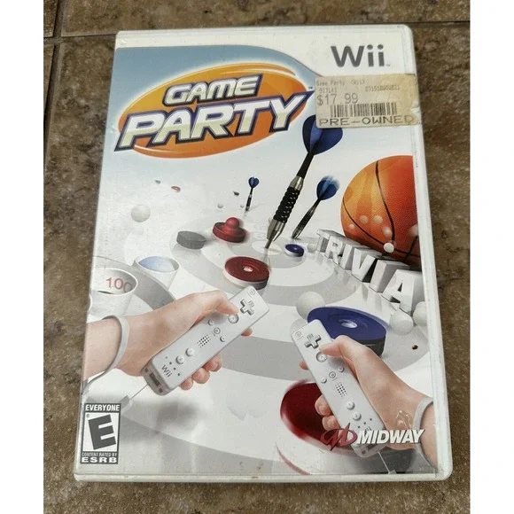 Game Party - Nintendo Wii Complete - Darts Air Hockey ML210