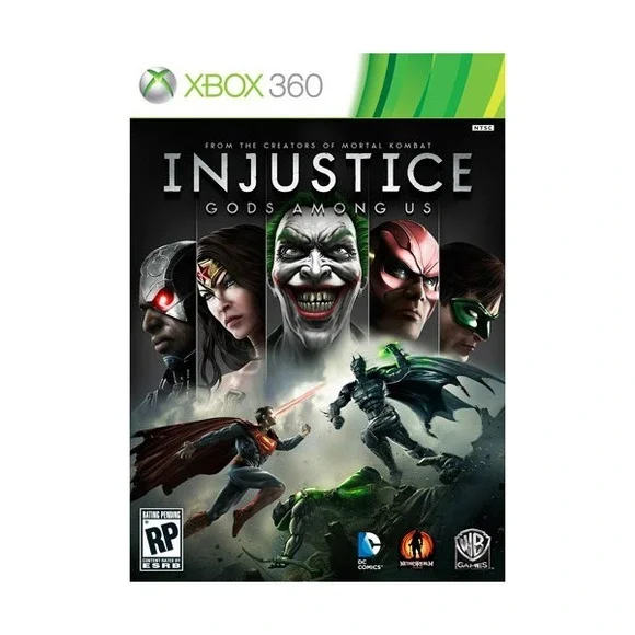 Injustice Gods Among Us Xbox 360 - Complete In Box CIB With Manual