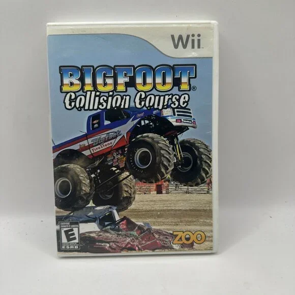 Bigfoot Collision Course Nintendo Wii Game Complete With Manual & Case