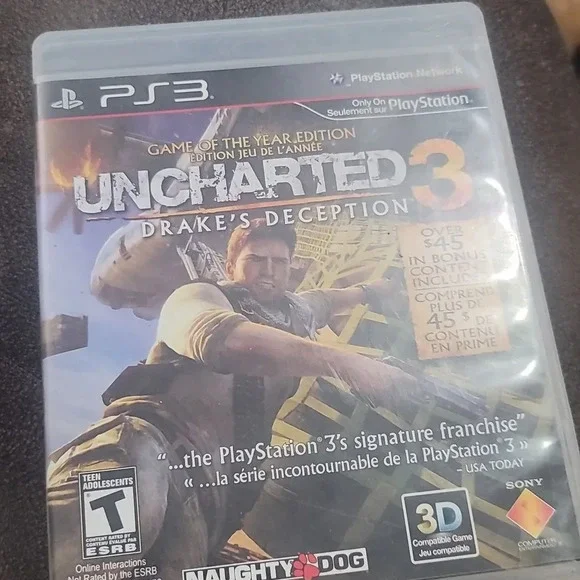 Uncharted 3 drakes deception Playstation 3 video game