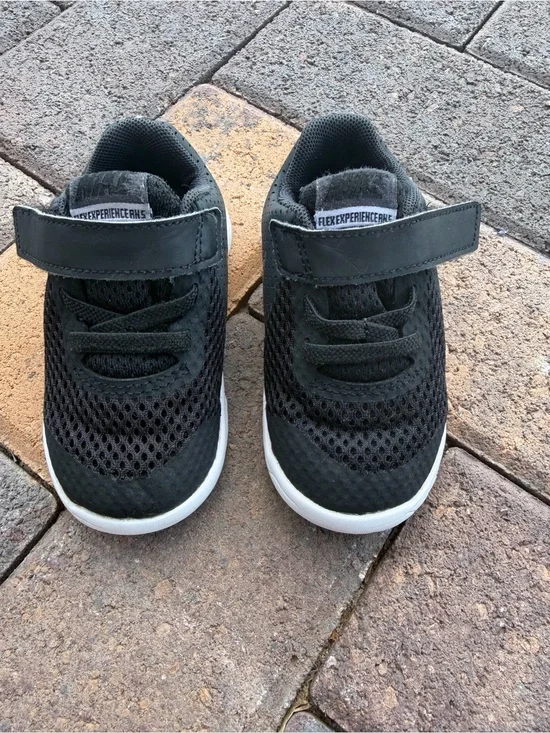 Nike Flex Experience Toddler sBlack Mesh Shoes