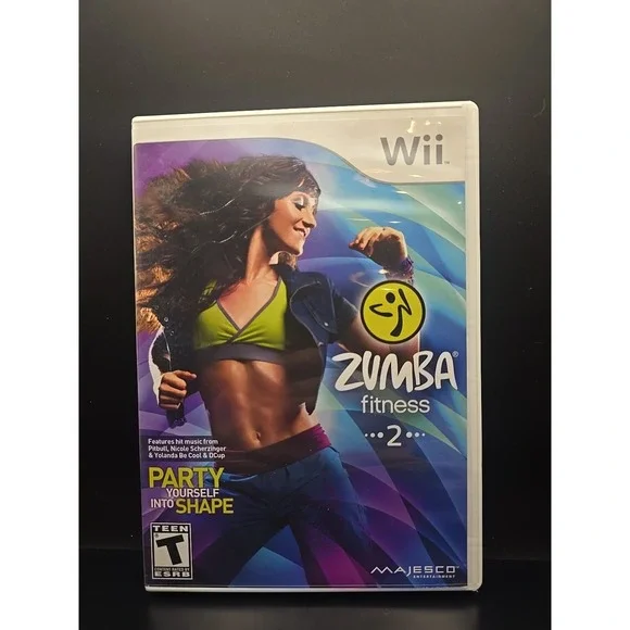 Zumba Fitness 2‎ Nintendo Wii Video Game Workout Exercise