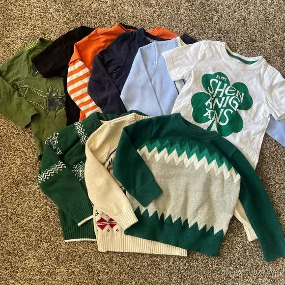 3T boys seasonal holiday tops