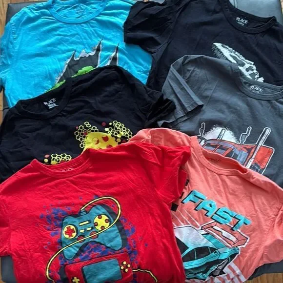 Children’s Place Kids Graphic T-Shirts - Pack of 6 by Place