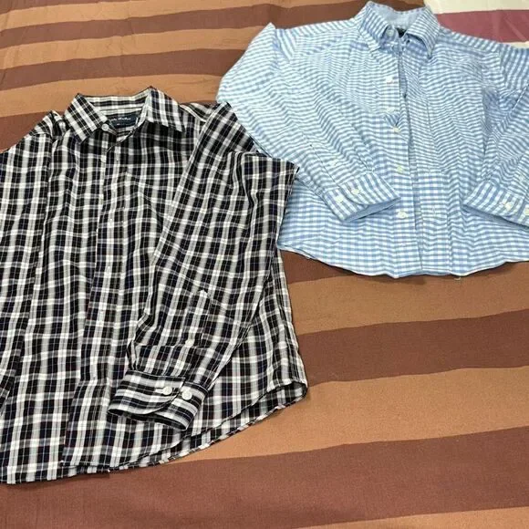 Brooks brothers boys dress button down shirt lot size medium 10/12