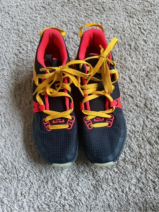Nike Kids Black, Red & Yellow Athletic Sneakers