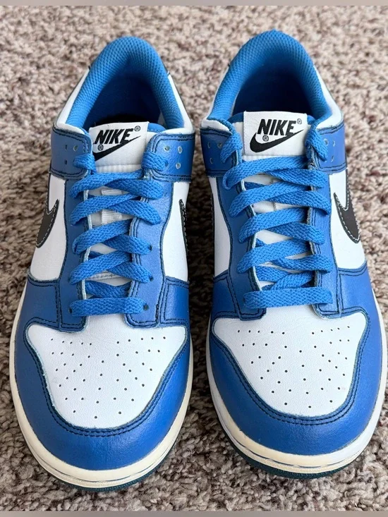 Rare Nike size 5y Dunk NG Golf White, Royal, Blue