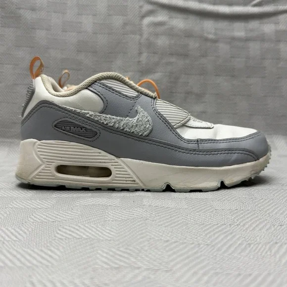 Nike Air Max 90 Toggle SE PS Pawprints Kids Size 3y Gray DQ6947 100