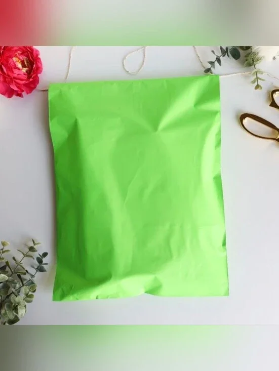 20 Count Billie Green #SmileMail Neon Poly Mailers 10x13